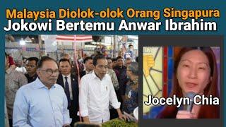 Malaysia Kesal Diolok-olok  Orang Singapura, Jokowi Bertemu Anwar Ibrahim