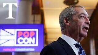 Nigel Farage criticises Conservatives at PopCon launch