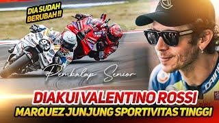 VALENTINO ROSSI KOMENTARIMARC MARQUEZ SUKSES JUARA DENGAN MANUVER HALUS PAKAI DESMOSEDICI GP23 BARU