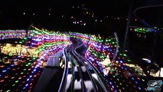 Rowdy Bear Mountain Coaster Night POV HD 60fps Gatlinburg, TN