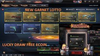 NEW GARNET LOTTO CHAMPION & LUCKY DRAW FREE ECOIN CROSSFIRE PH