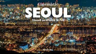 iPhone 16 pro  Cinematic 4K Seoul, Korea | Camera test, Stabilisation, Filming tips + Unboxing