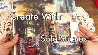 Creative Spreads with Soto Studios | Scrapbook Supplies| Junk Journaling | Scrapbooking Idea | ASMR