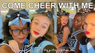 FIRST CHEER AWAY GAME I highschool day in the life 2022