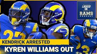 Derion Kendrick Arrested Update, LA Rams Lose Kyren Williams to Injury, Running Back Options