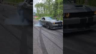 Hellcat Challenger burnout