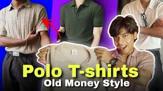 Textured Polo Tshirt For Men | Old Money Style | PistarDreams