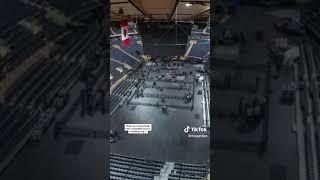 Basketball court ️ Wrestling ring #wwe #timelapse #madisonsquaregarden