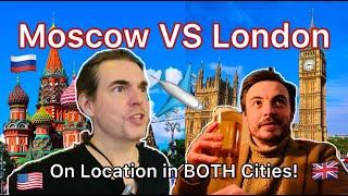 Filming on the Street in London& Moscowto Compare these 2 Citiesw/an AMERICAN @UngluedBrit