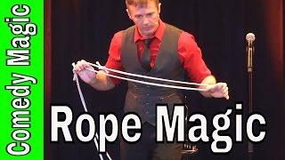 Amazing Rope Magic With Cruise Ship Comedy Magician