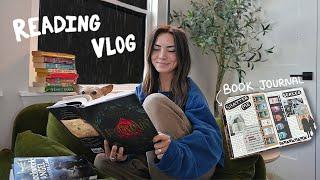 READING VLOG ⭐️ | 4 books in one week, book journaling, & haul!