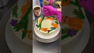 #13 and proud! ‍️‍‍ the perfect cake for Lisa!!!!! #birthdaycake #fyp #cakedecorating #l