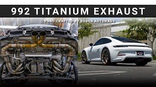 *Visceral Sound* Porsche 992 GT3 Full Titanium Exhaust System | Boden Autohaus