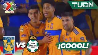 ¡GOOL RELÁMPAGO! Ozziel lo empata | Tigres 1-1 Santos | AP2023-J5 | Liga Mx | TUDN