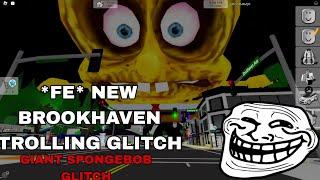*FE* NEW Brookhaven Giant Spongebob Script Hack | TROLL PEOPLE Fluxus,Hydrogen,Delta,Arceus X Mobile