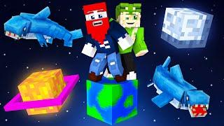 UNSERE WELT ist eine MINI ERDE! Minecraft One Block