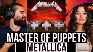 First time she listens to Master Of Puppets - Metallica | REACTION