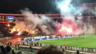 Wie sieht es aus im Rajko Mitic Stadion in Belgrad: Crvena Zveza vs. Partizan