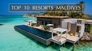 TOP 10 BEST LUXURY RESORTS IN THE MALDIVES (4K UHD)