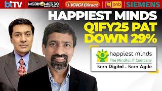 Exclusive: Happiest Minds Tech's Management On Q1 Results, Digital Services & FY25 Growth Plans