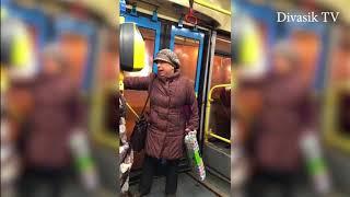 An inadequate woman threw a tantrum, sitting in the wrong bus