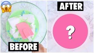 EXTREME BACKWARDS SLIME MAKEOVERS *satisfying reverse slime*