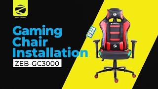 User Guide: Zeb-GC3000 Premium Gaming Chair Installation & Setup Video | Zebronics