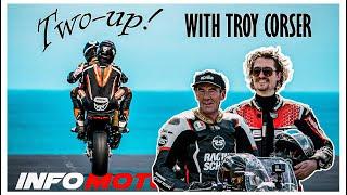 What it's like to ride 'two-up' with a superbike legend | INFO MOTO