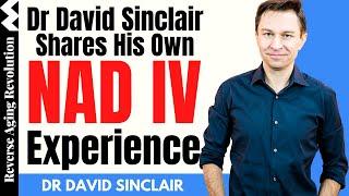 Dr David Sinclair Shares His Own NAD IV Therapy Experience | Dr David Sinclair Interview Clips