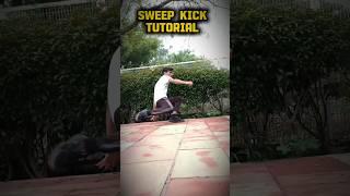 Sweep Kick Tutorial#taekwondo #karate #kungfu  #motivation #trick #training #speed #power #shorts