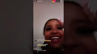 Lexie and Frantz fighting on ig live gets crazy