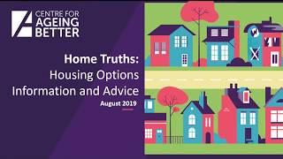 Home truths: Housing options information and advice webinar