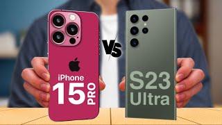 iPhone 15 Pro 5G vs Samsung Galaxy S23 Ultra 5G