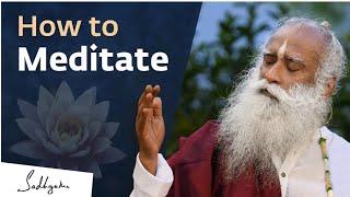 How to medicate for beginners | Sadhguru