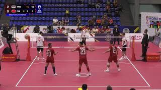 Thailand vs China - Group B - Team Regu - Premier -  ISTAF Sepaktakraw World Cup Kuala Lumpur 2024