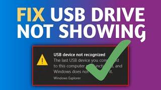 How to Fix USB Device Not Recognized on Windows 10, 8, 7 | Quick & Easy Solutions!