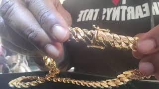 The Miami Cuban link chain 200 grams of gold!