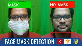 Face Mask Detection using Convolutional Neural Networks - Python | Keras | Tensorflow | OpenCV