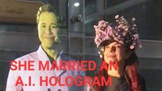 She married a.i hologram named Ailex