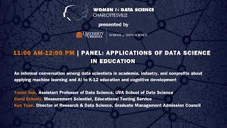 Panel  Applications of Data Science In Education