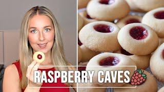 Raspberry Caves, Classic Swedish Cookie Recipe! | Becci Bakes