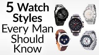 5 Watch Styles Every Man Should Know | Men's Guide To Dress, Dive, Aviator, Field & Racing Watches