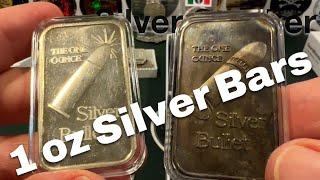 1 oz Vintage Silver Bars - Engelhard, Art Bars, and More!