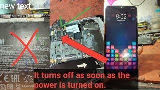 redmi 9 prime /poco m2 / logo off | It turns off as soon as the power is turned on. easy to fix