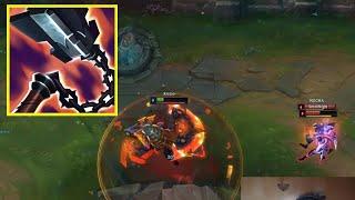 Renekton with 25% HP with Goredrinker