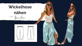 Wickelhose, Sommerhose,Yogahose nähen