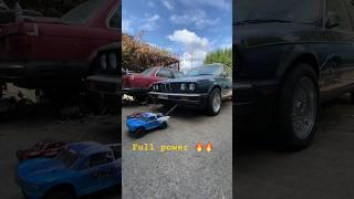 Can 2 rc cars pull a real car? #shorts #viral #bmw #rc #pulling #meme