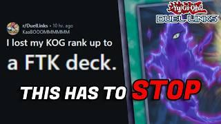 THIS CARD *NEEDS* TO BE BANNED TO STOP A RIDICULOUS FTK... AGAIN! (duel links)