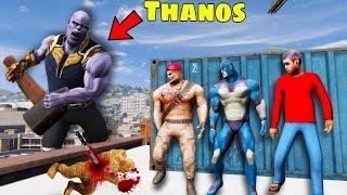 Thanos Playing Hide and Kill With Rope Hero Superhero Dangerous villain Granny Mutant in Gta V