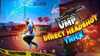 Ump Direct Head Trick Brazilian Players Secret | No Recoil Setting  | Only Red Numbers Smg Accuracy